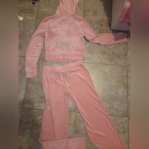 Juicy Couture Blush Velour Jacket